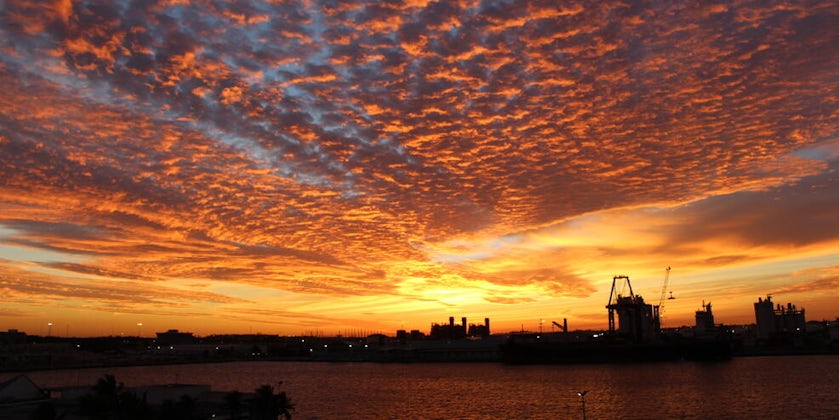 Eastern Caribbean sunset from onboard Freedom of the Seas (Photo: traveller/Cruise Critic member)