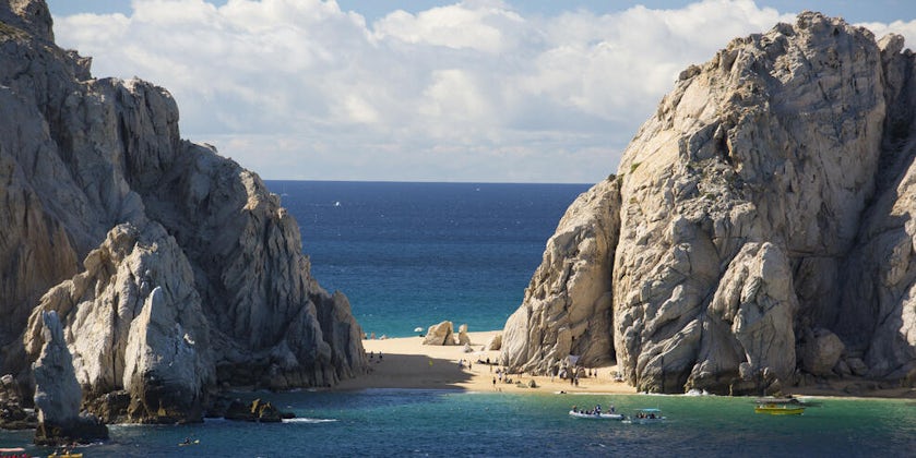 View of Lovers Beach in Cabo San Lucas from Norwegian Jewel (Photo: kidsncats/Cruise Critic member)