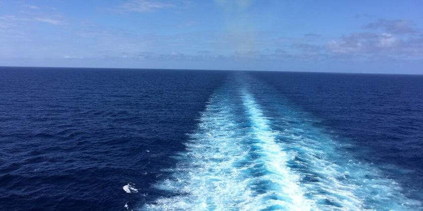 Wake view on Carnival Conquest (Photo: Mr. Blender/Cruise Critic member)