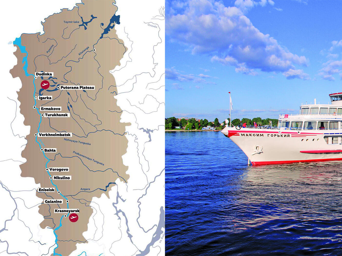 Yenisei River Cruise Map   Image X 43 