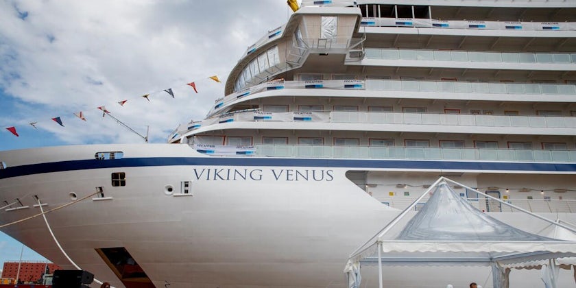 Viking Venus at Italy's Fincantieri shipyard (Photo: Finantieri)