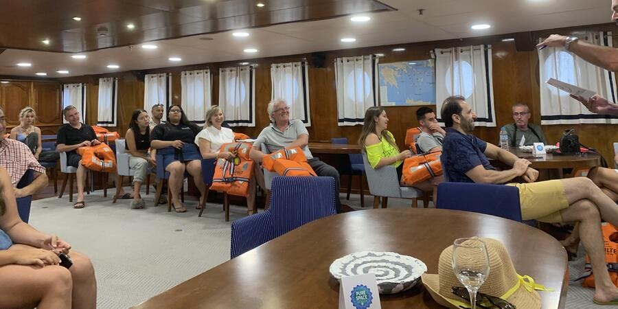 Muster Drill on Variety Cruises' Galileo (Photo: Adam Coulter/Cruise Critic) Muster Drill on Variety Cruises' Galileo (Photo: Adam Coulter/Cruise Critic)