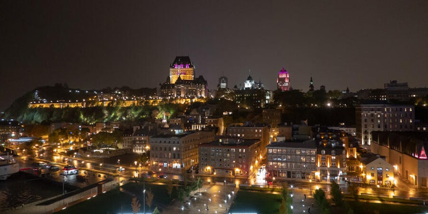 Quebec City at night (Photo: twangster/Cruise Critic member)