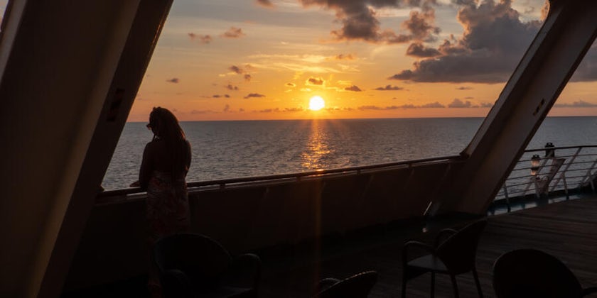 Sunset on Empress of the Seas (Photo: twangster/Cruise Critic member)