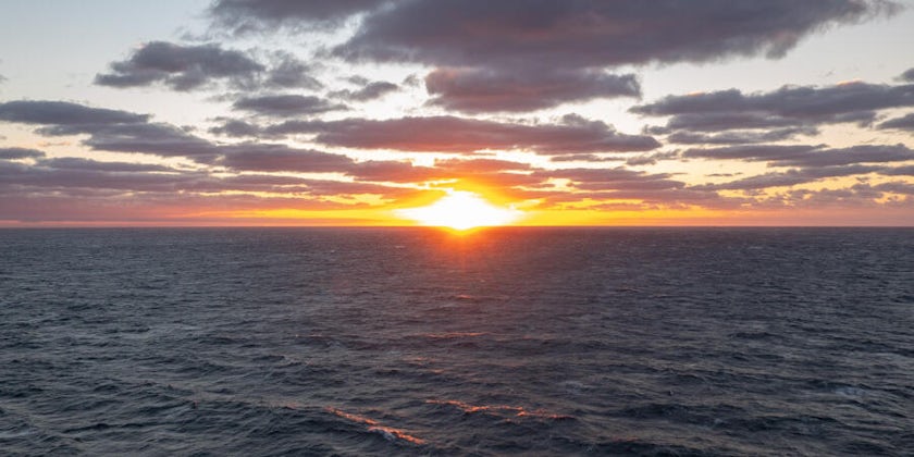 Sunset from onboard a cruise (Photo: twangster/Cruise Critic member)