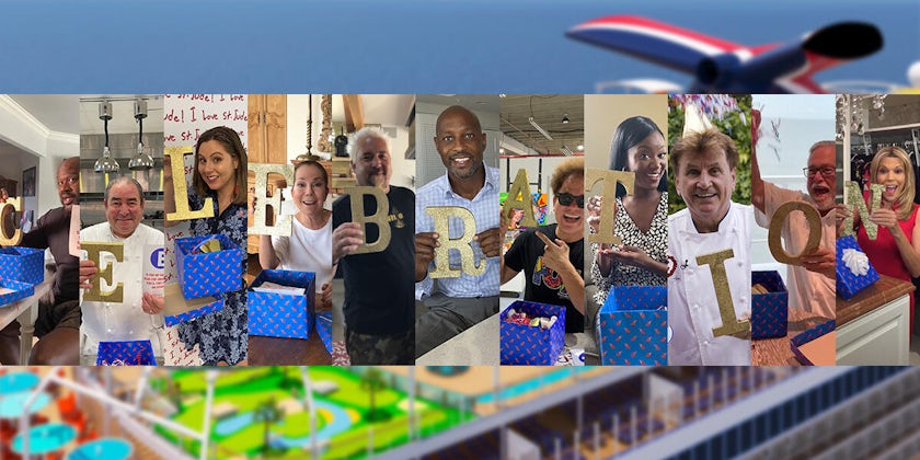 Carnival Celebration naming announcement (Image: Carnival Cruise Line)