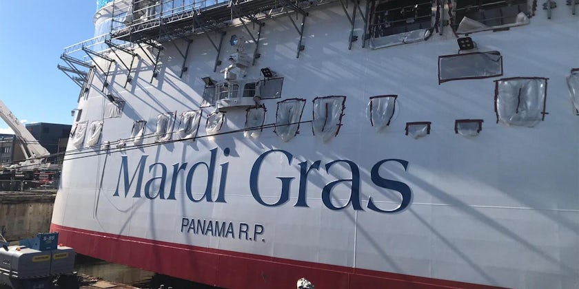 Aft of Carnival's Mardi Gras (Photo: Carnival Cruise Line)