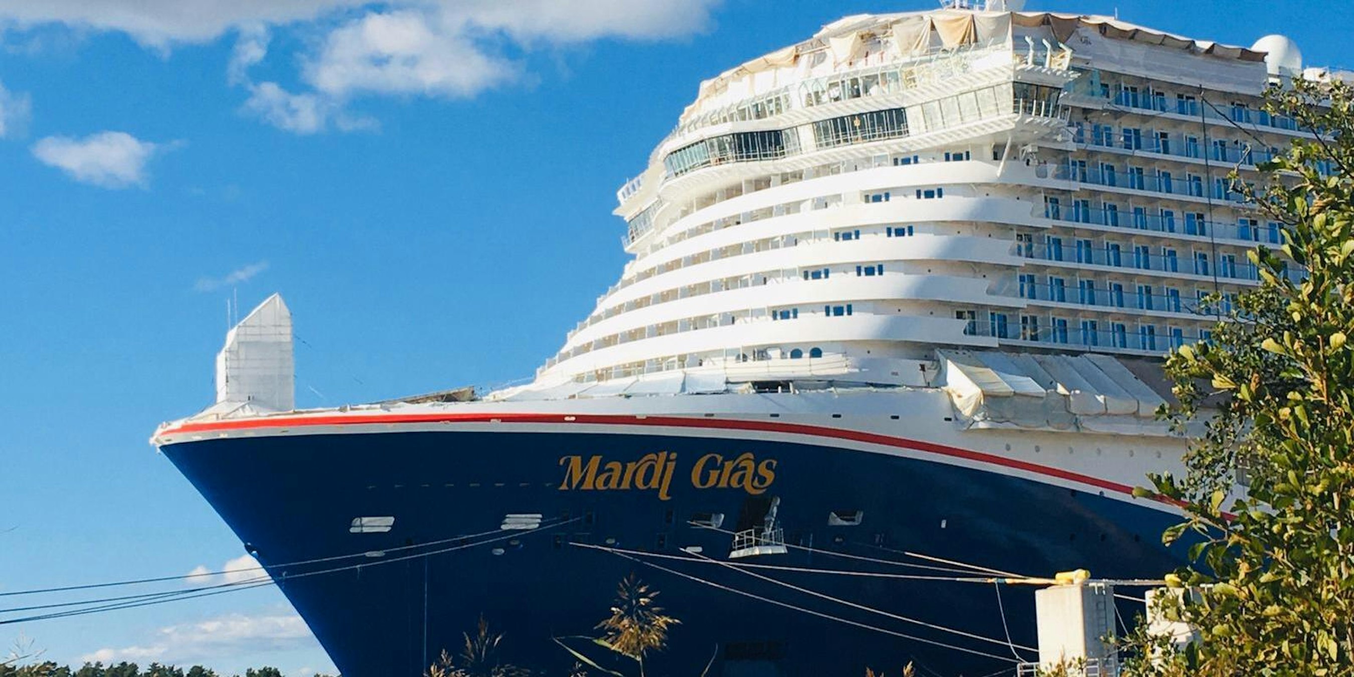 mardi gras cruise ship images