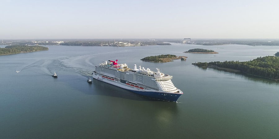 Carnival Cruise Line's Mardi Gras Sets Out on Sea Trials