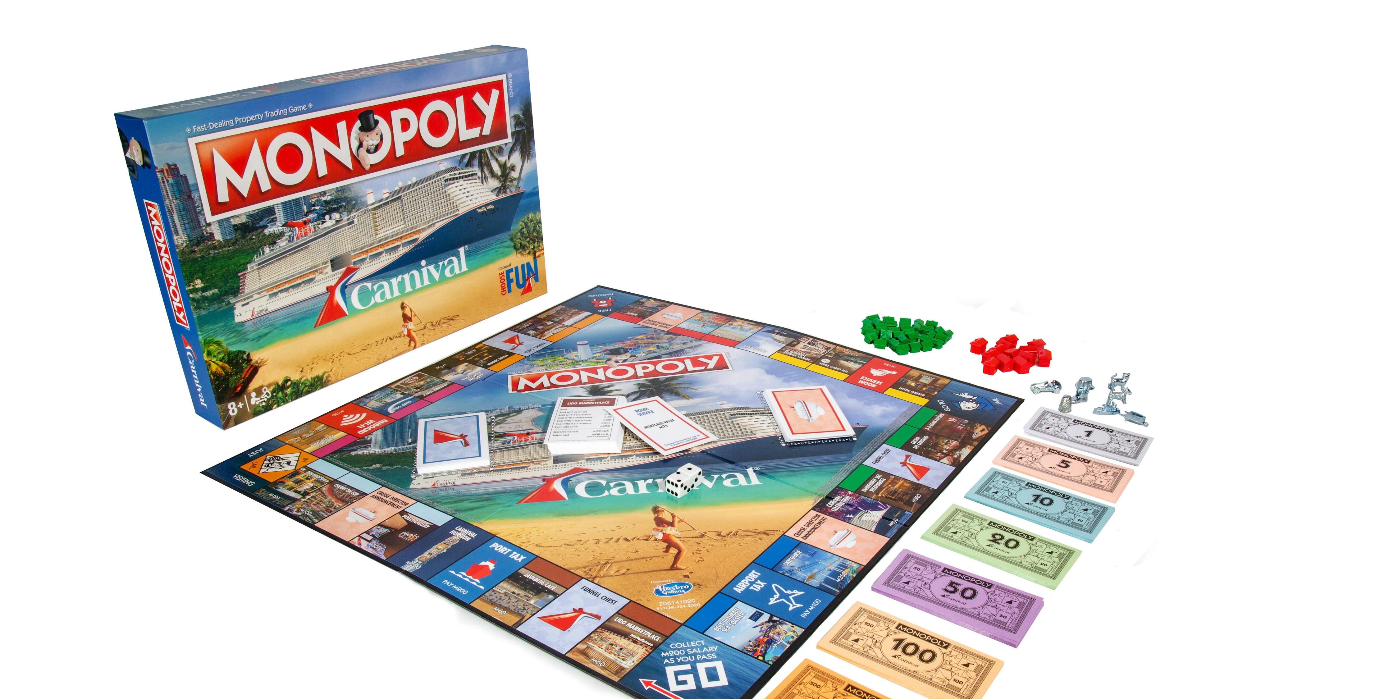 Miss Cruising? Play At Home With New Carnival Cruise Line Monopoly