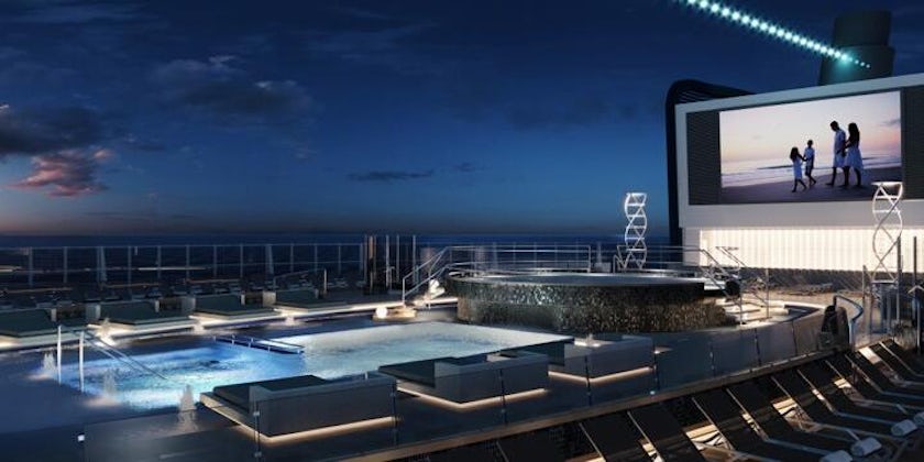 Long Island Pool Deck on MSC Seashore (Image: MSC Cruises)