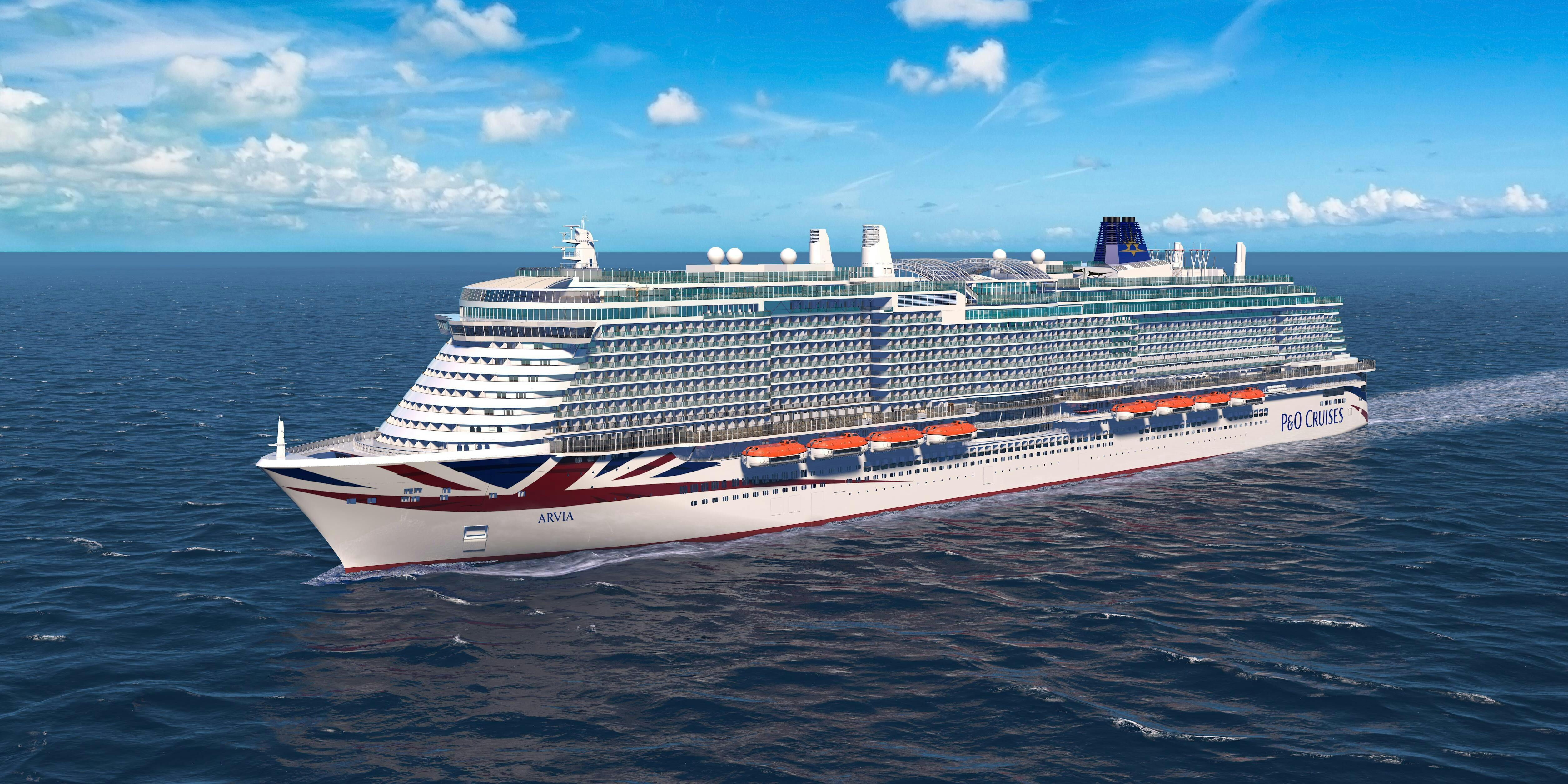 P&O Cruises reveals name of new ship, launching December 2022