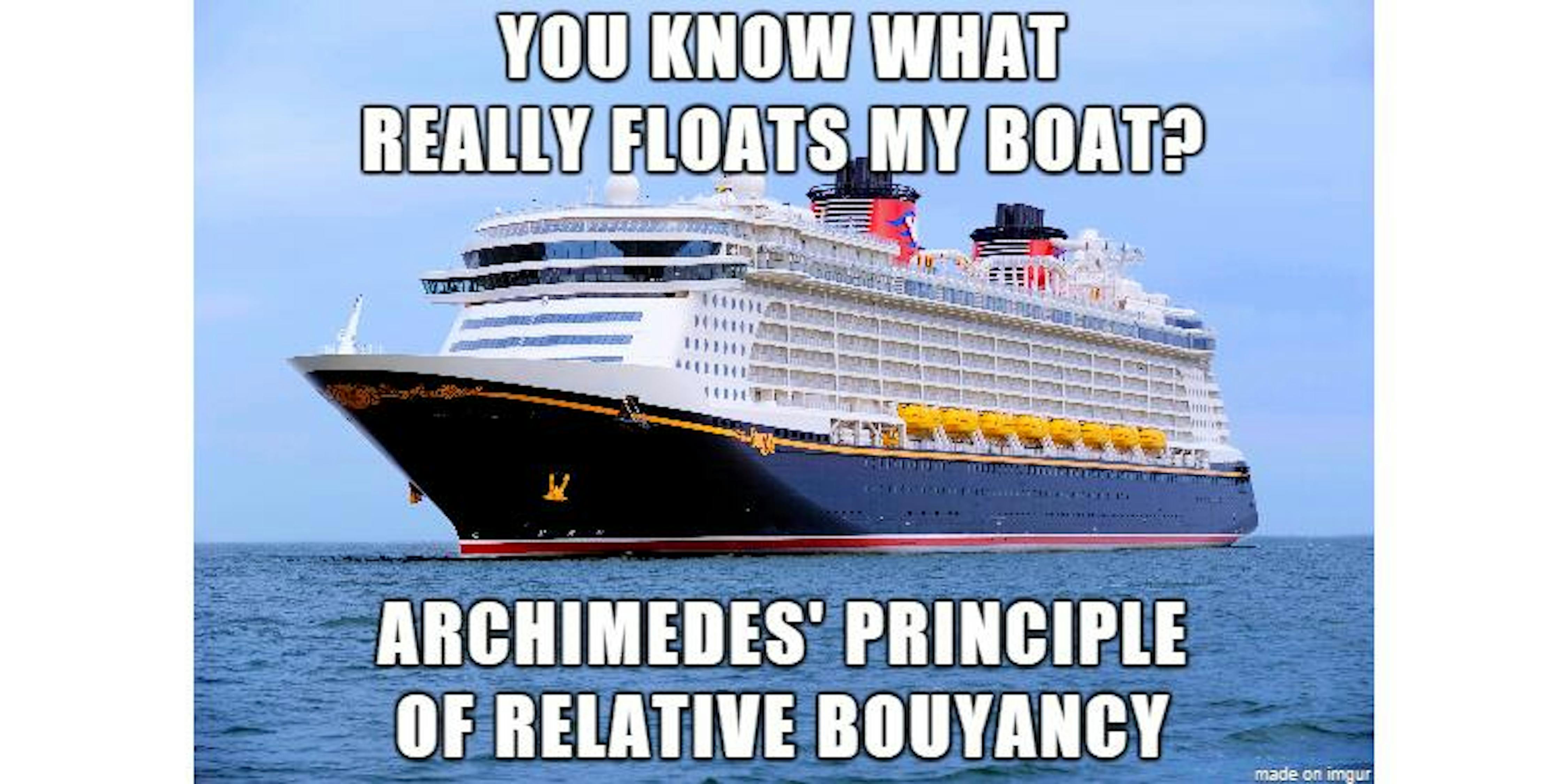 cruise ship meme