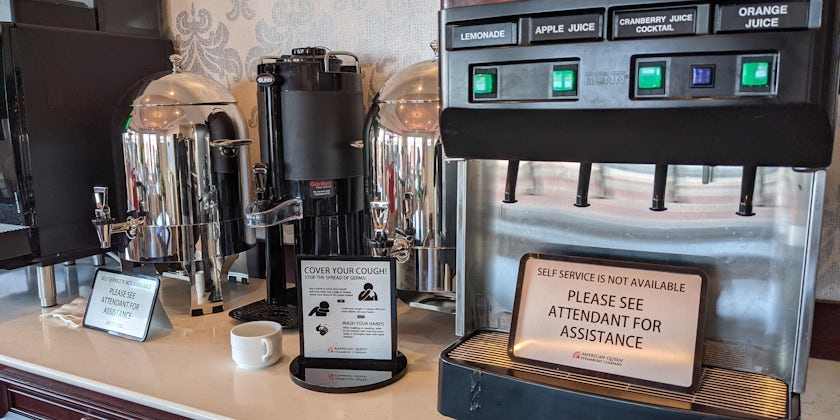Coffee machines on American Countess (Photo: Colleen McDaniel/Cruise Critic)