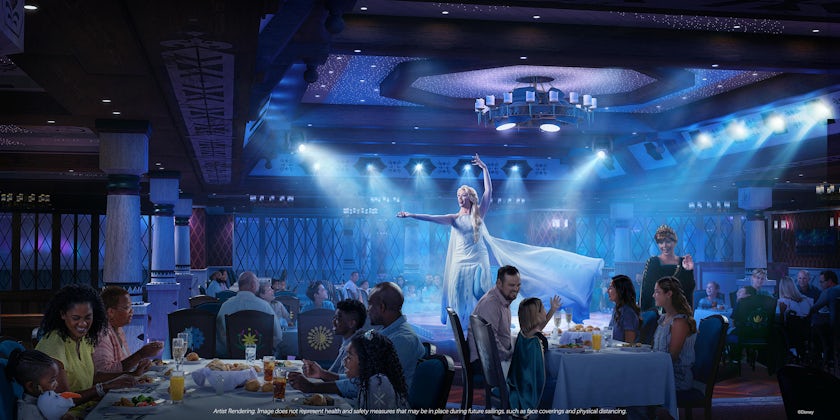 A Frozen Dining Adventure on Disney Wish (Image: Disney)