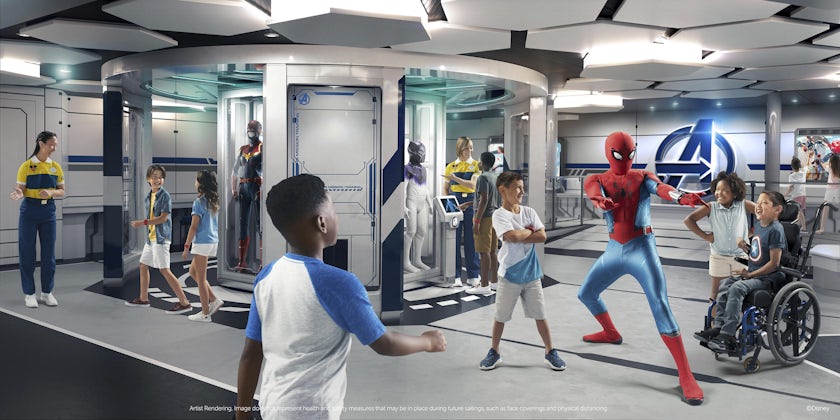 Disney Wish's Oceaneer Club -- Marvel Super Hero Academy (Image: Disney)