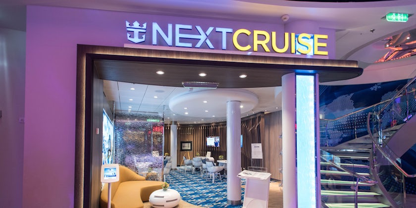 NextCruise booking kiosk on Harmony of the Seas (Photo: Cruise Critic)
