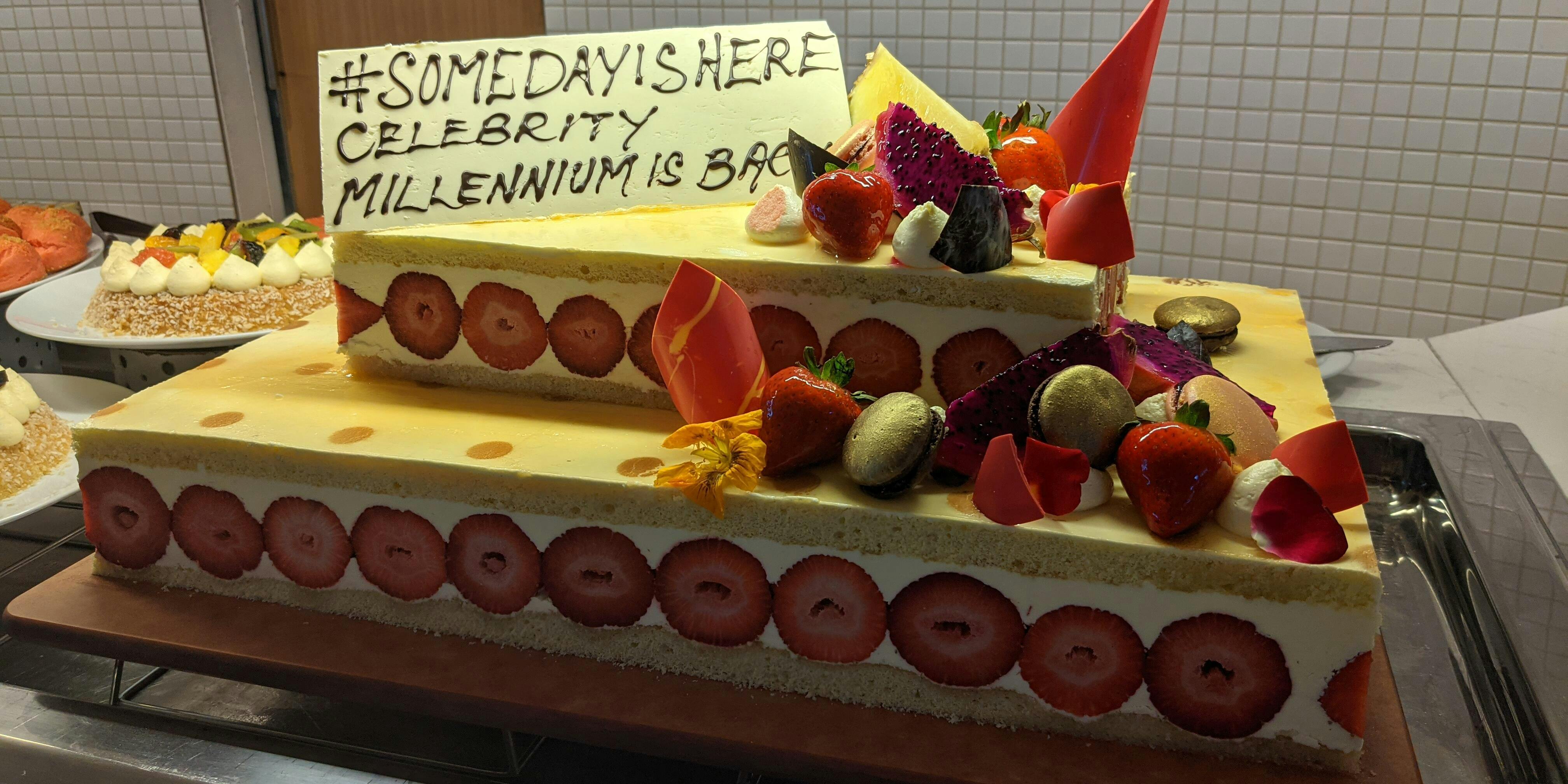 "Someday is here" Celebrity Millennium