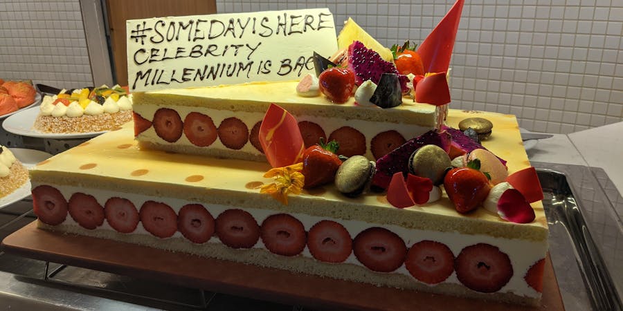 "Someday is here" Celebrity Millennium "Someday is here" Celebrity Millennium