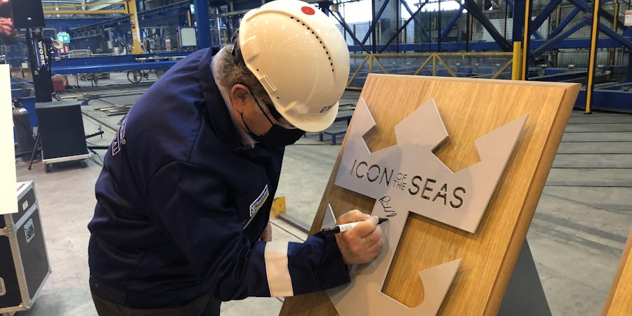 Construction Begins on Royal Caribbean's First Icon Class Cruise Ship