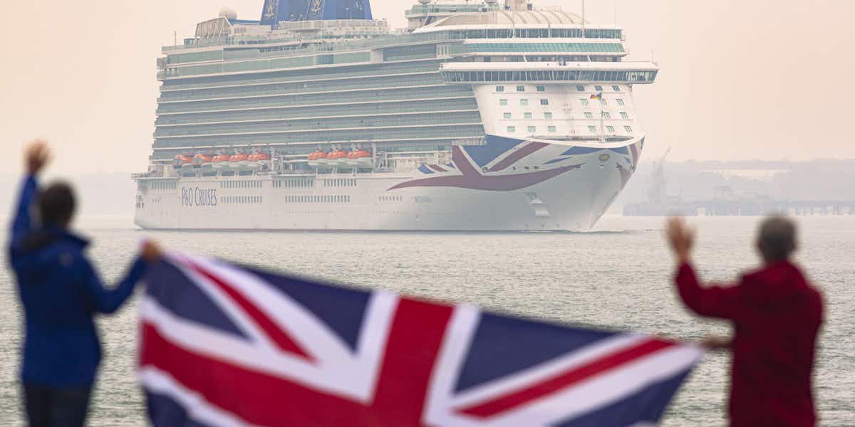 Coronation celebrations at sea