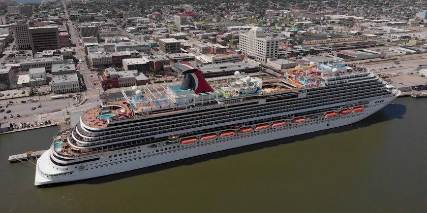 Carnival Vista in Galveston on July 3, 2021
