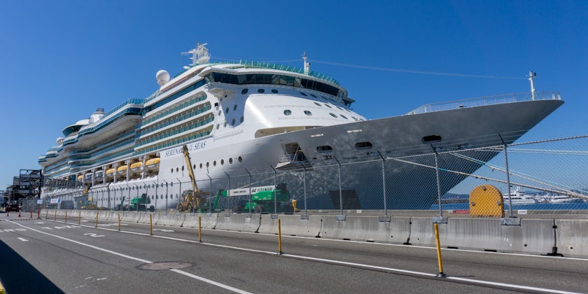 Serenade of the Seas at Pier 91 Smith Cove on July 19, 2021 (Photo: Aaron Saunders)