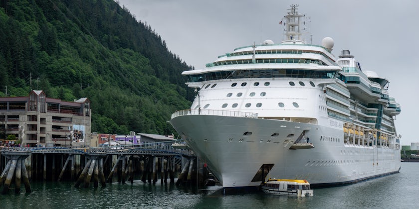 Serenade of the Seas in Juneau, Alaska on July 23, 2021. (Photo: Aaron Saunders)