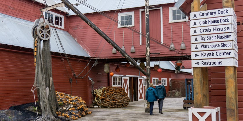 The former cannery at Icy Strait Point now houses a museum and shops. (Photo: Aaron Saunders)