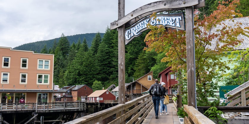 Ketchikan's famous Creek Street is a must-see on any visit. (Photo: Aaron Saunders)
