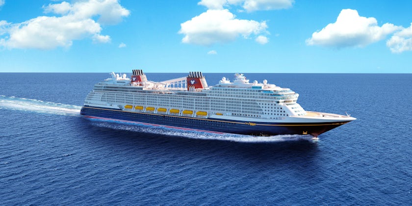 Disney Cruise Line's forthcoming Disney Wish (Rendering: Disney Cruise Line)