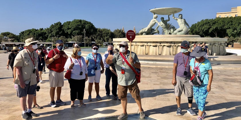 On excursion with Viking in Valletta, Malta. (Photo: Chris Gray Faust)
