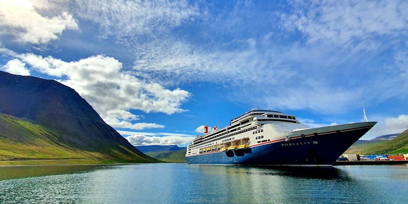 Fred. Olsen's Borealis on its first international cruise to Iceland (Photo: Richard Lovelock/Fred. Olsen)