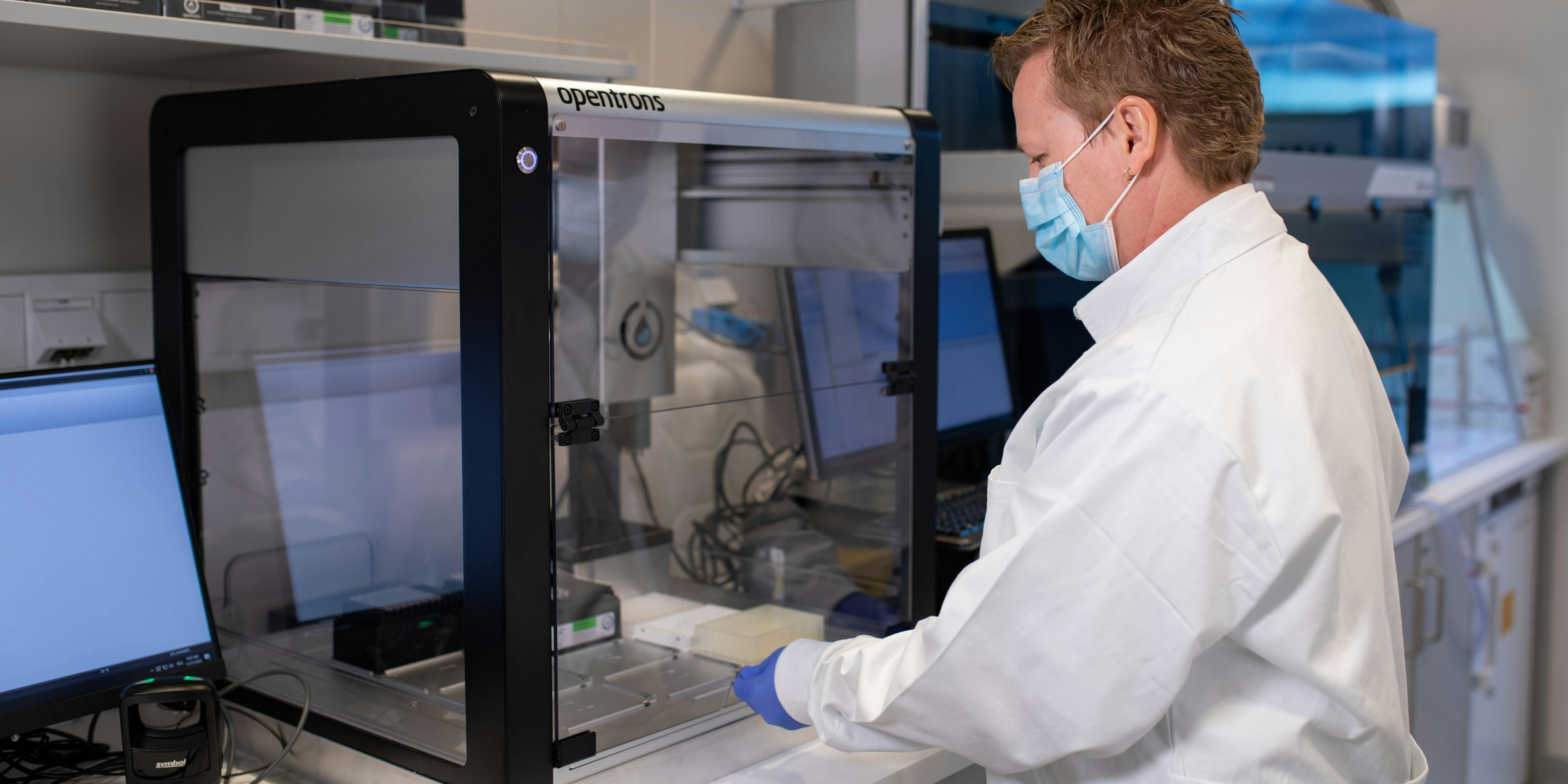 Viking's brand-new, dedicated PCR testing lab aboard its oceangoing ships (Photo: Viking)