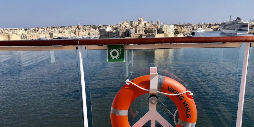 Viking Venus docked in Valletta, Malta (Photo: Chris Gray Faust)