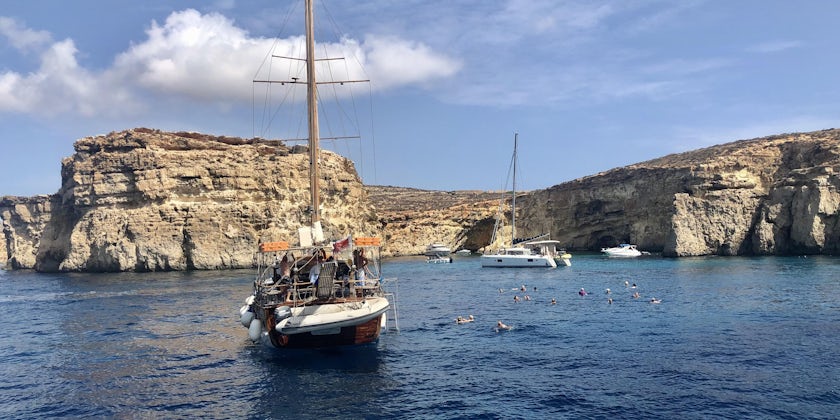 Our Swim and Sail excursion with Viking in Gozo, Malta. (Photo: Chris Gray Faust)