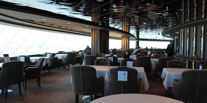 Physically distanced seating aboard MSC Meraviglia (Photo: Holly Johnson)