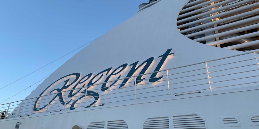 Funnel aboard Seven Seas Splendor (Photo: Adam Coulter)