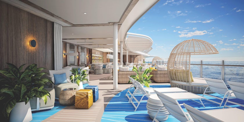 The exclusive suite sun deck aboard Wonder of the Seas (Rendering: Royal Caribbean)