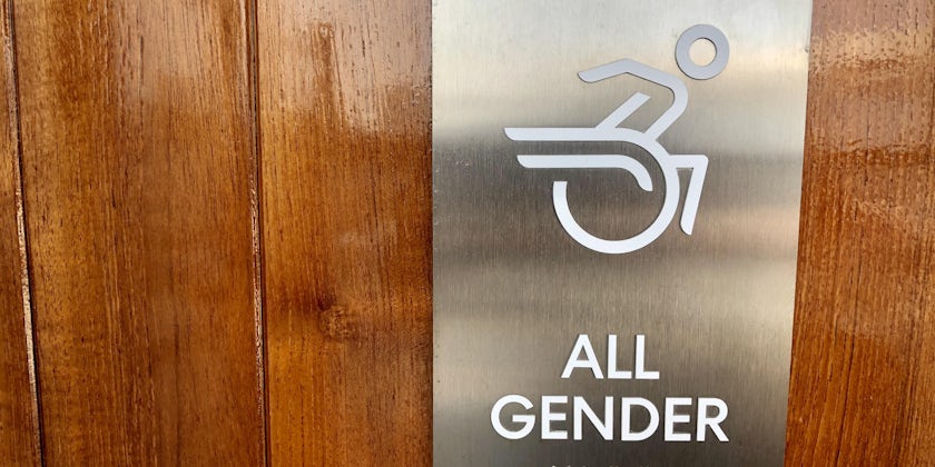 Virgin offers a progressive attitude towards cruising, including gender-neutral bathrooms (Photo: Chris Gray Faust)