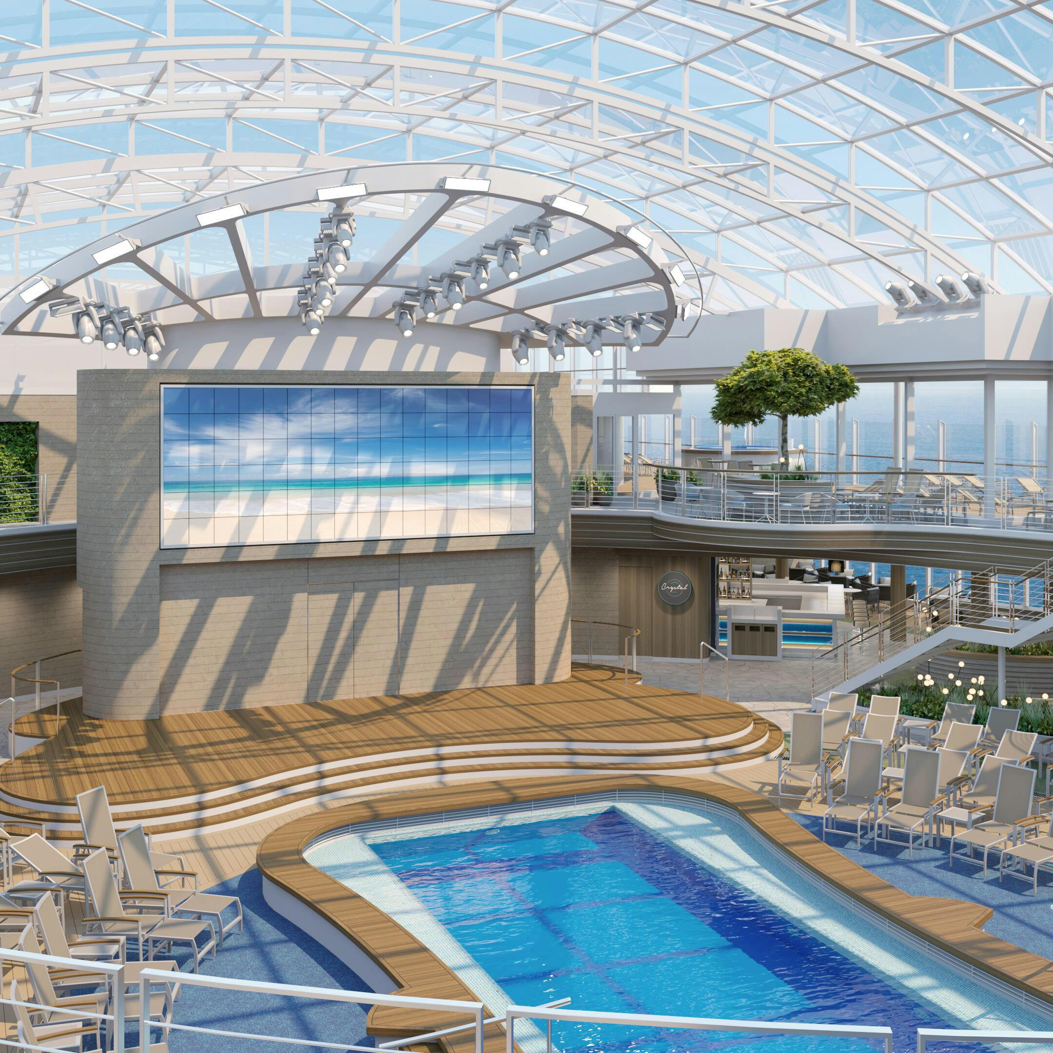 P&O Cruises releases video of retractable roof on new ship