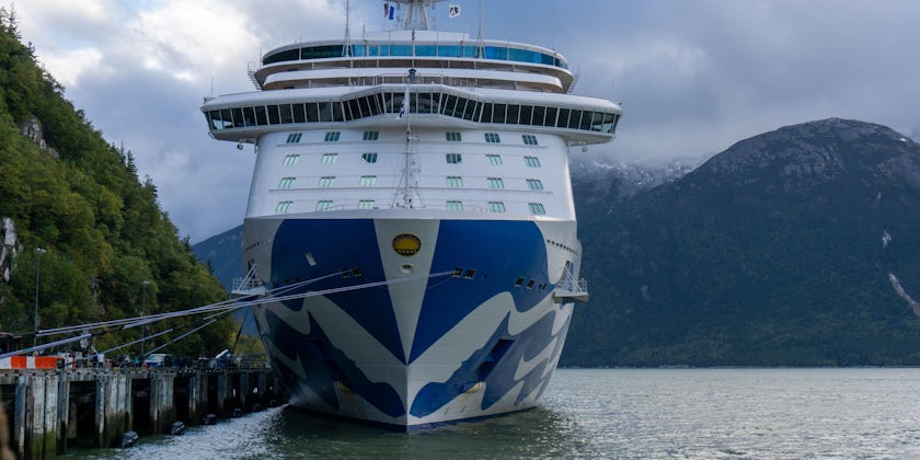 Majestic Princess docked in Skagway Alaska on September 22, 2021 (Photo: Aaron Saunders)