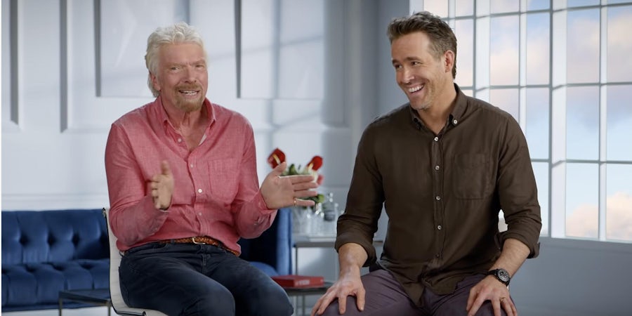 Ryan Reynolds and Richard Branson Announce a Spirited Cruise Collaboration Between Aviation Gin and Virgin Voyages