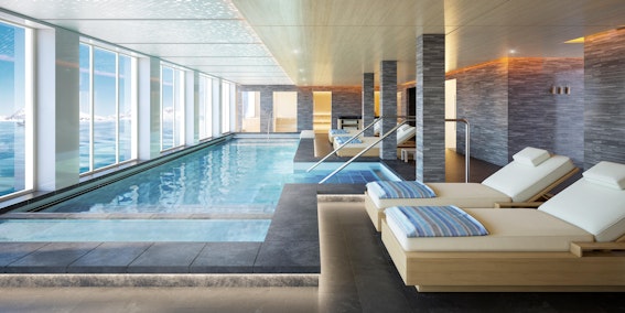 Viking Expedition Nordic Spa Hydrotherapy Pool Rendering (Photo: Viking Cruises)