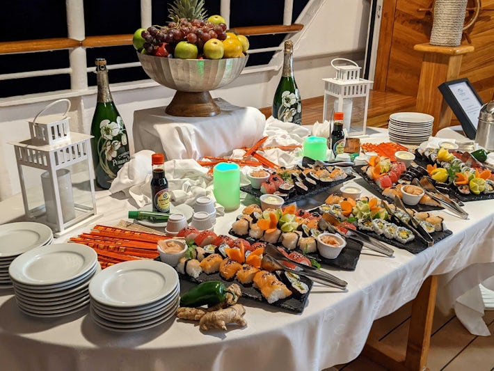 Sushi on SeaDream II (Photo/Colleen McDaniel) 
