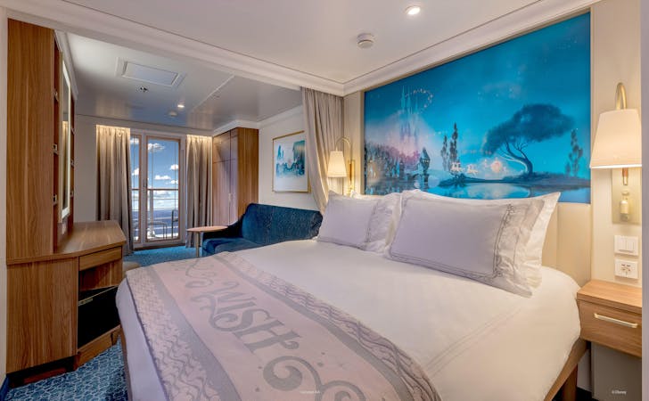 Disney Wish stateroom rendering (Photo/Disney Cruise Line)