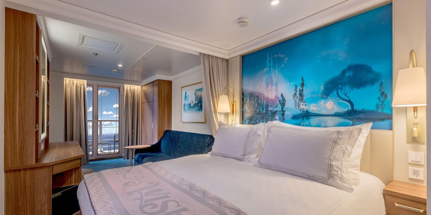 Disney Wish stateroom rendering (Photo/Disney Cruise Line)