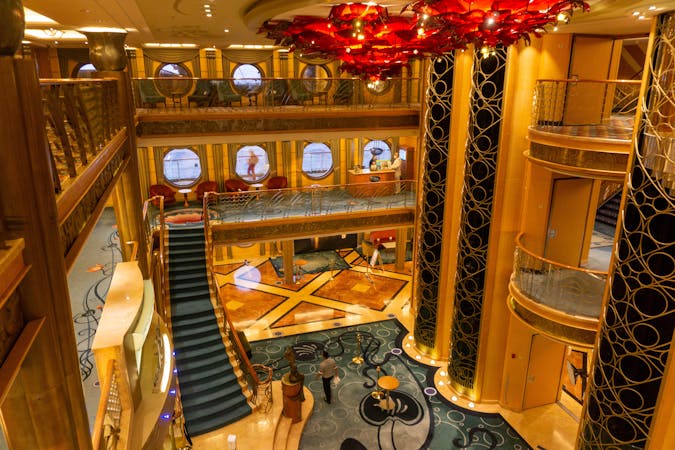 The atrium functions as the heart of Disney Wonder (Photo/Aaron Saunders)