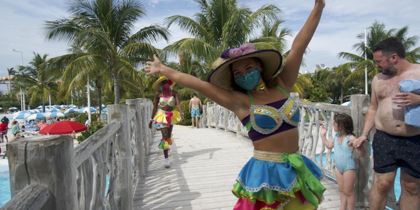 Dancer at  Perfect  Day at  CocoCay (Photo/Kyle Valenta)