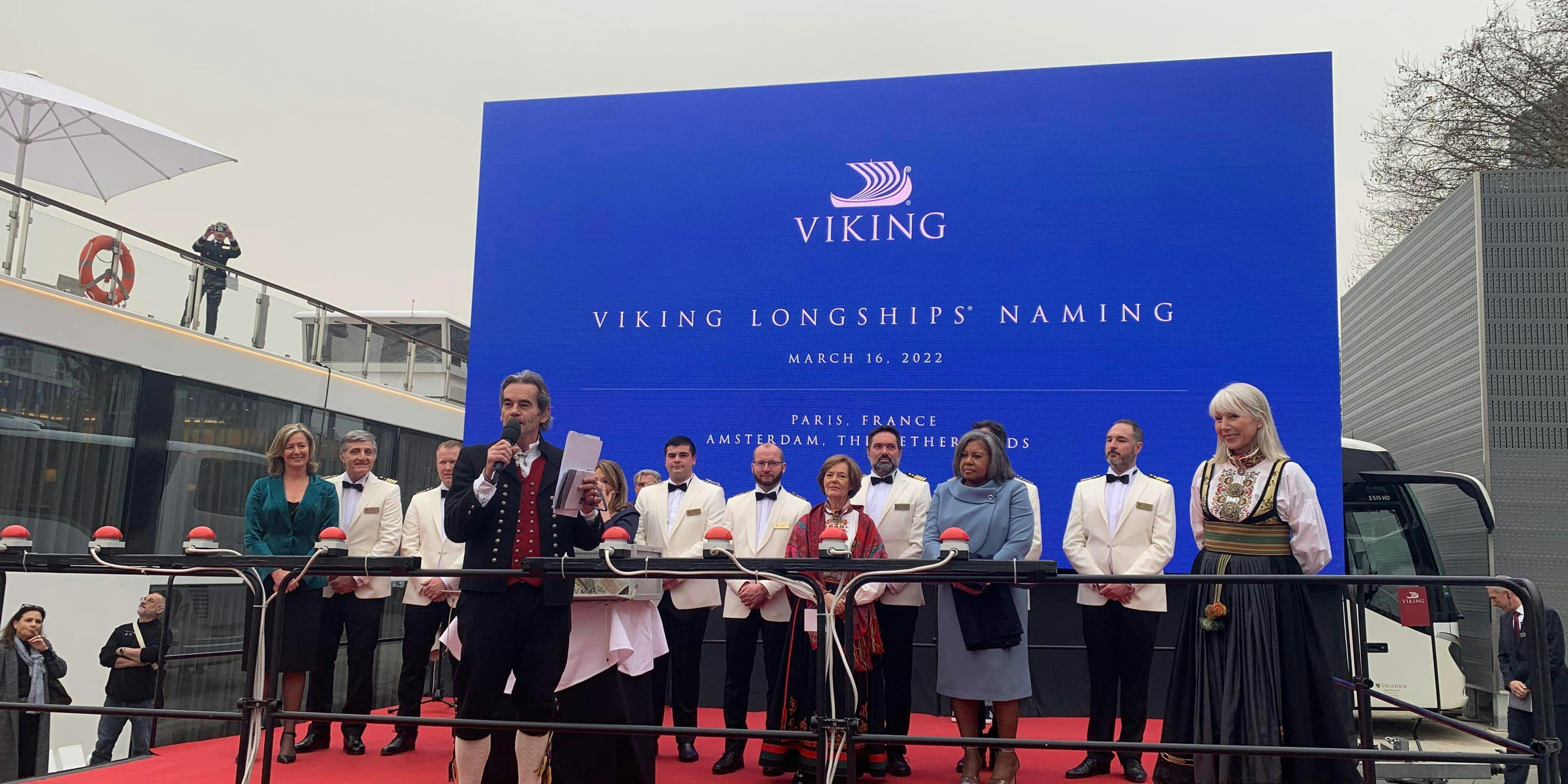 8 New river cruise ships christened in Viking naming ceremony